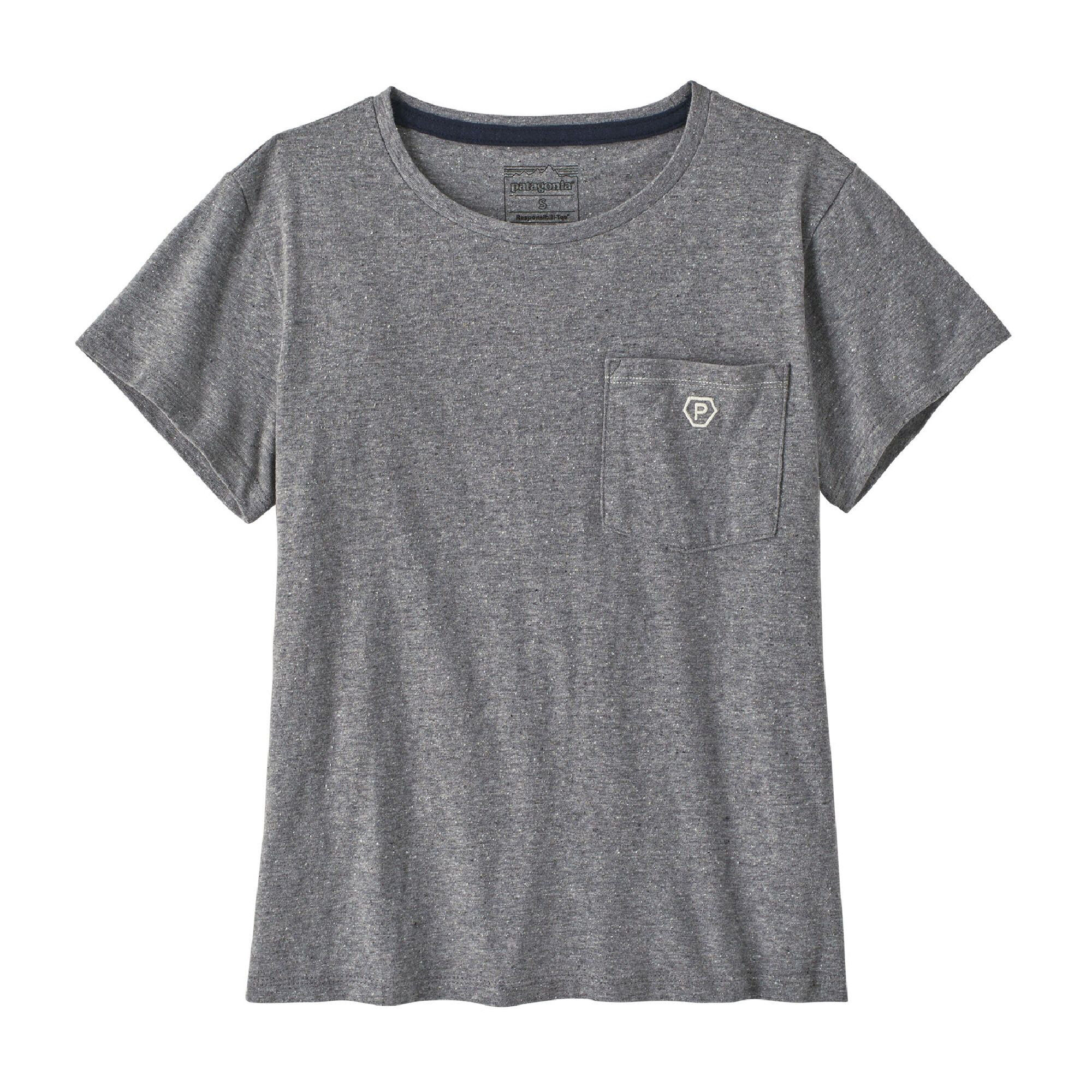 Patagonia Clean Climb Bloom Pocket Responsibili-Tee - T-shirt - Dam | Hardloop