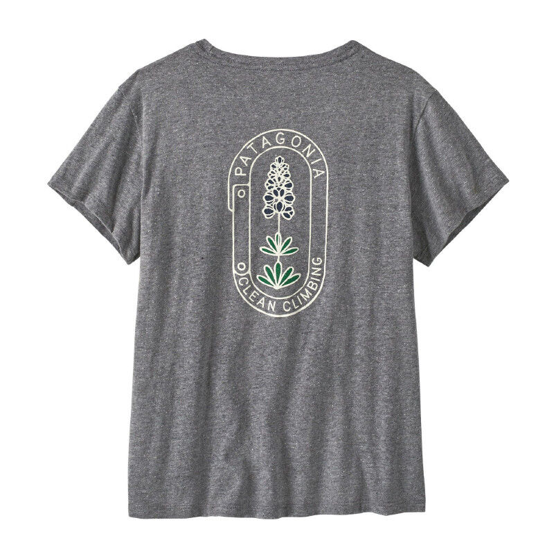 Patagonia Clean Climb Bloom Pocket Responsibili-Tee - T-shirt mulher | Hardloop