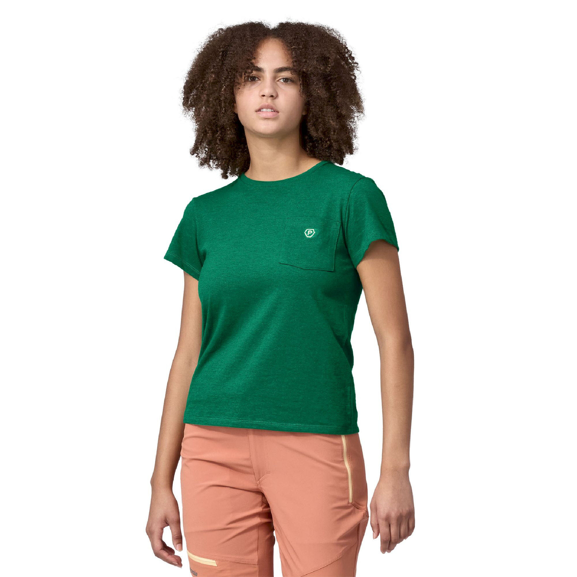 Patagonia Clean Climb Bloom Pocket Responsibili-Tee - Camiseta - Mujer | Hardloop