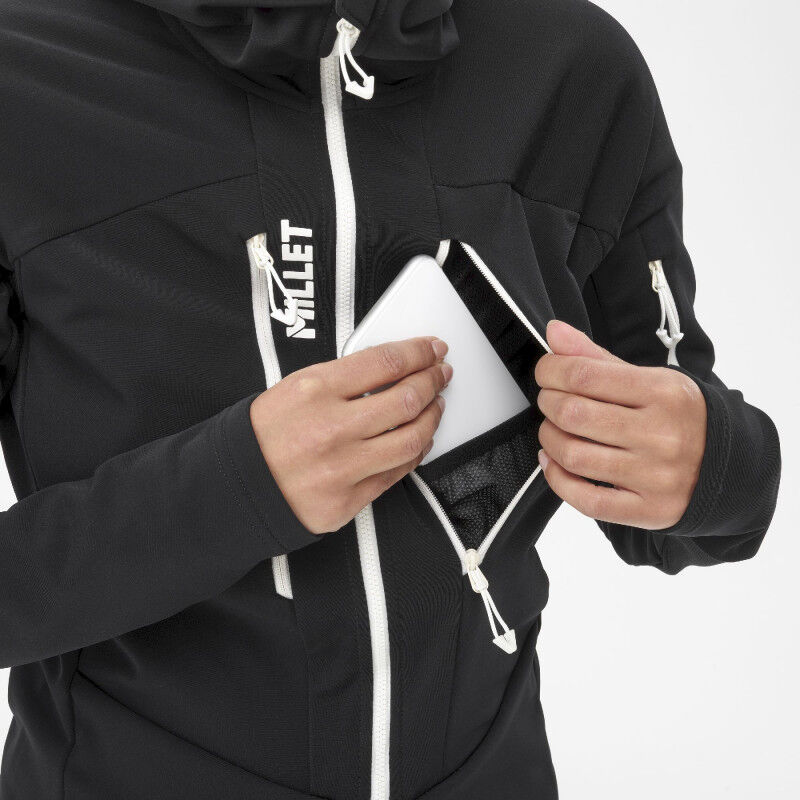 Millet Pierra Ment Hoodie - Softshelljacka - Dam | Hardloop