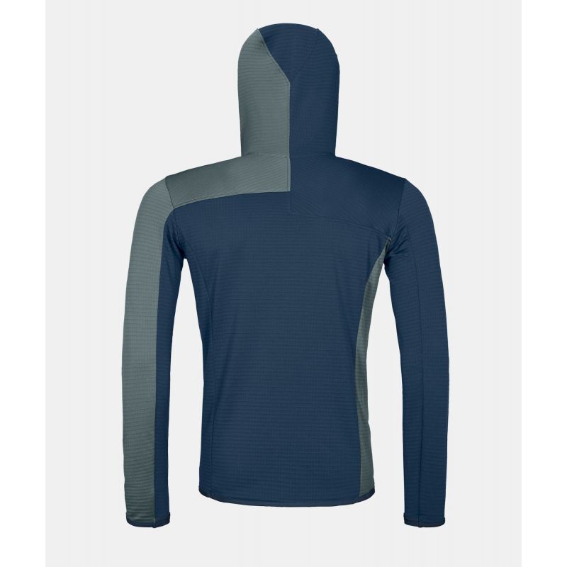Ortovox Fleece Light Grid Hooded Jkt - Fleecejacke - Herren