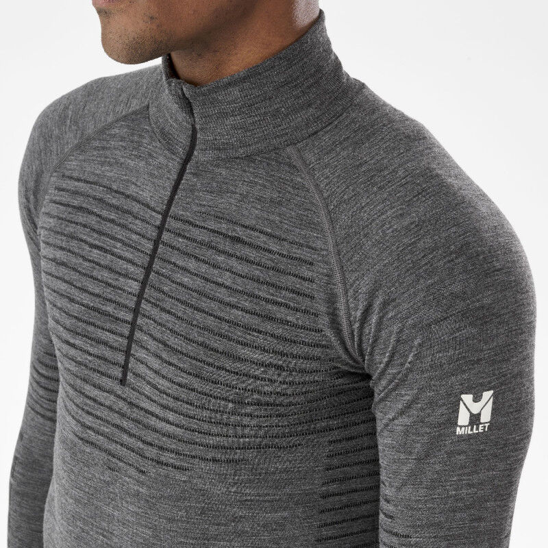 Millet Drynamic Warm 1/2 Zip - Merinoulltröja - Herr | Hardloop