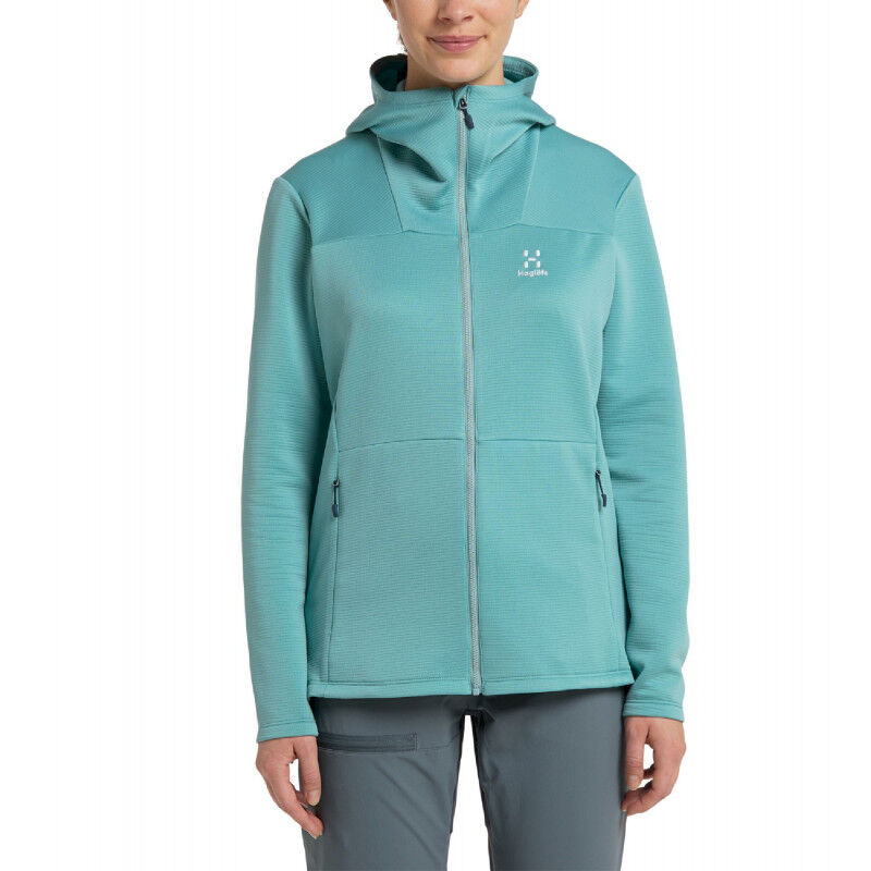 Haglöfs Willow Mid Hood Women - Fleecetakki - Naiset | Hardloop