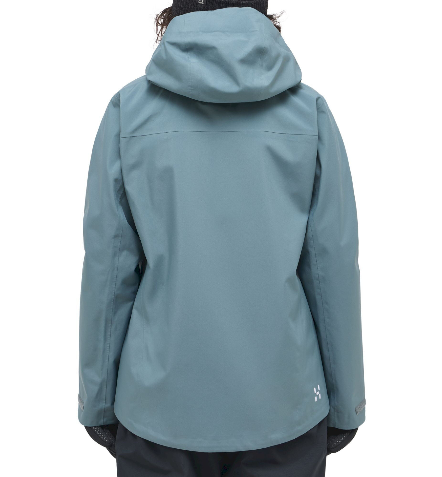 Parka Lichtblauwe Regenjas Dames Tenson Misty Shell Parka Lange