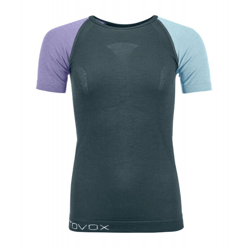 120 Comp Light Short Sleeve - Camisola térmica de lã merino mulher