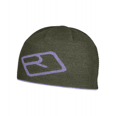 Merino Logo Knit Beanie - Hue