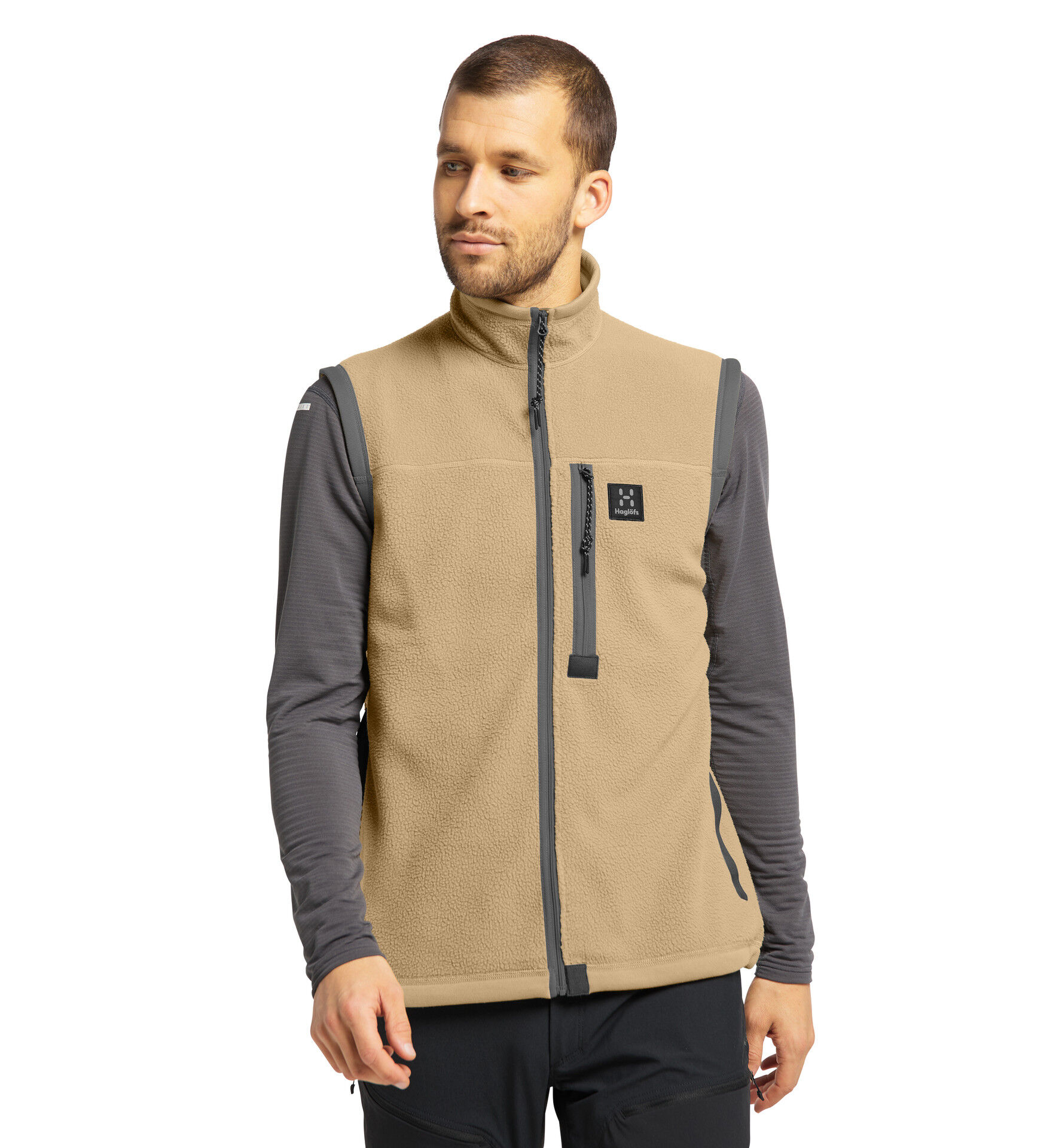 Haglöfs Malung Pile Vest - Bodywarmer - Heren | Hardloop