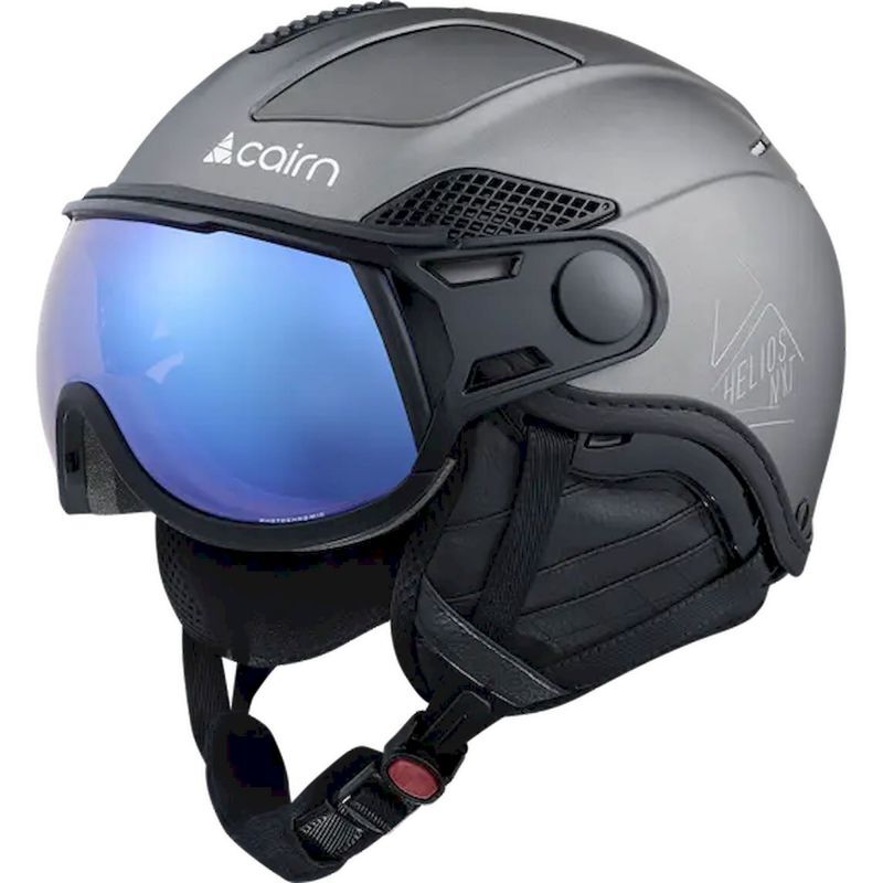Cairn Helios Leather Evolight NXT - Casco da sci con visiera | Hardloop