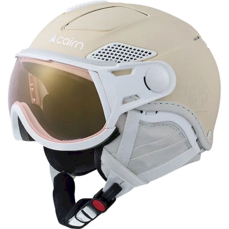 Helios Leather Evolight NXT - Casco de esquí con visor
