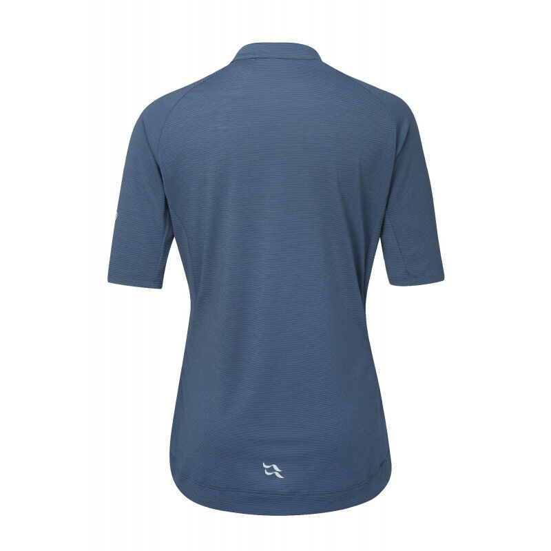 Rab Women's Cindercrino Zip Tee - Fietsshirt - Dames | Hardloop