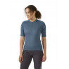 Rab Women's Cindercrino Zip Tee - Camisola ciclismo mulher | Hardloop