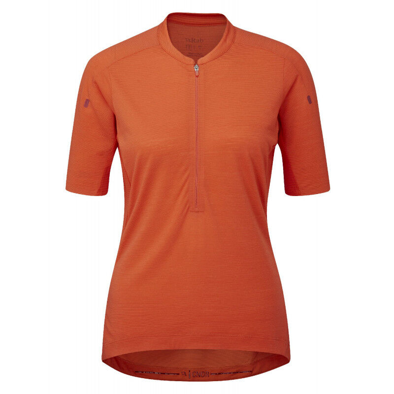 Women's Cindercrino Zip Tee - Cykeljersey - Damer