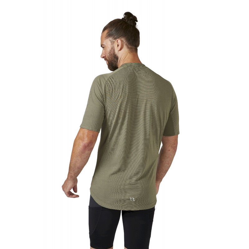 Rab Cindercrino Zip Tee - Maillot vélo homme | Hardloop