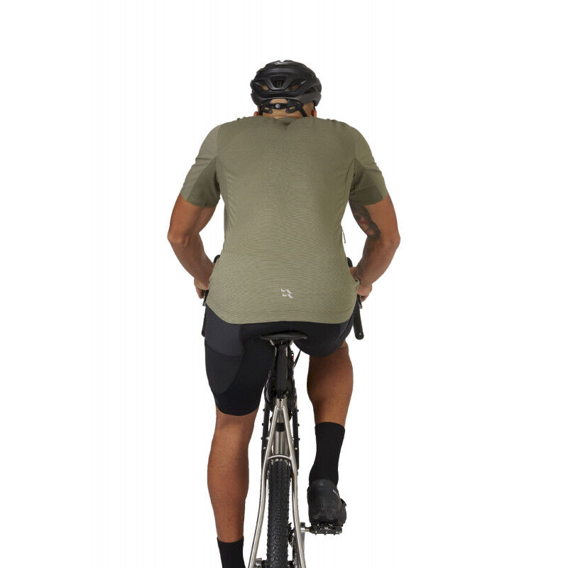 Rab Cindercrino Zip Tee - Maillot vélo homme | Hardloop
