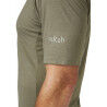 Rab Cindercrino Zip Tee - Camisola ciclismo homem | Hardloop