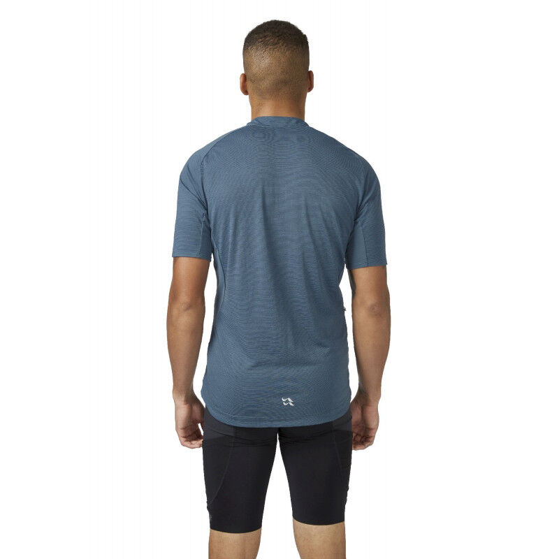Rab Cindercrino Zip Tee - Cykeltrikå - Herr | Hardloop