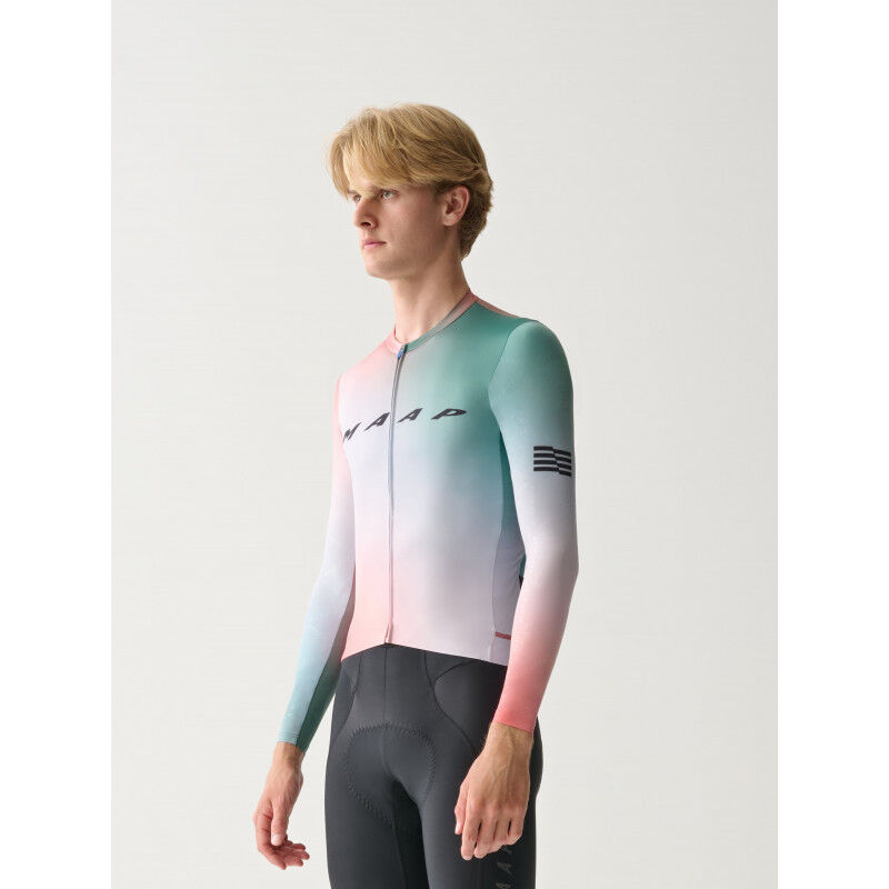 Maap Blurred Out LS Pro Hex Jersey - Maillot vélo homme | Hardloop