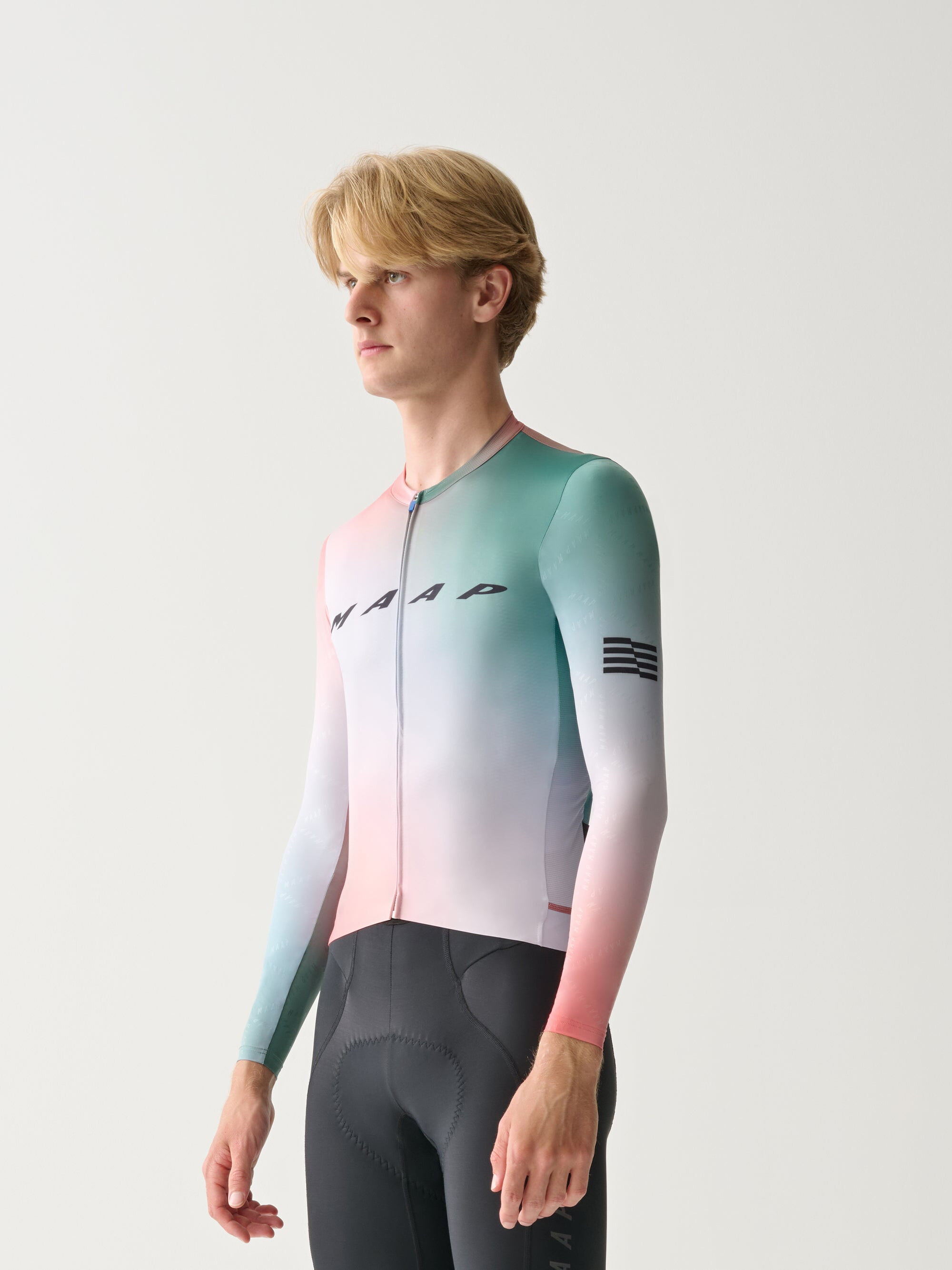 Maap Blurred Out LS Pro Hex Jersey - Cycling jersey - Men's | Hardloop