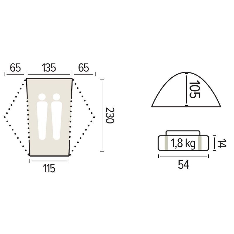 Jamet Jaya 2 Alu - Tent | Hardloop