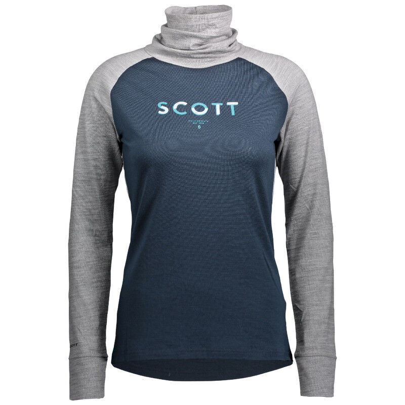 Scott Defined Merino High Neck Shirt - Camisola térmica de lã merino mulher | Hardloop