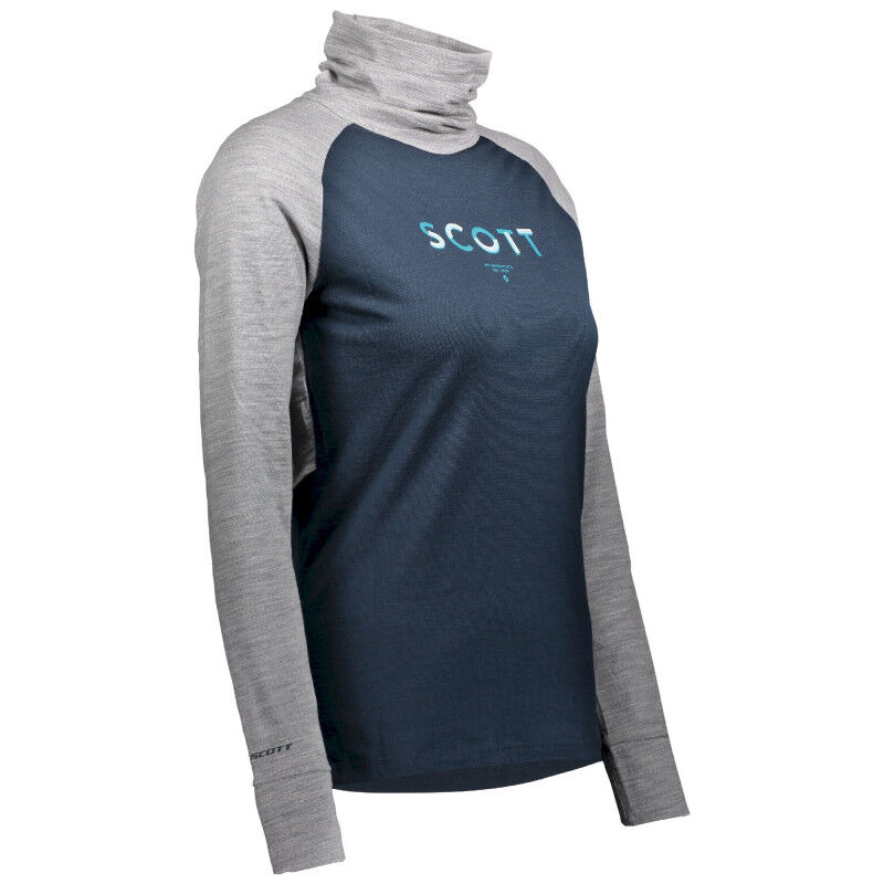 Scott Defined Merino High Neck Shirt - Dámské Merinoové Trička | Hardloop
