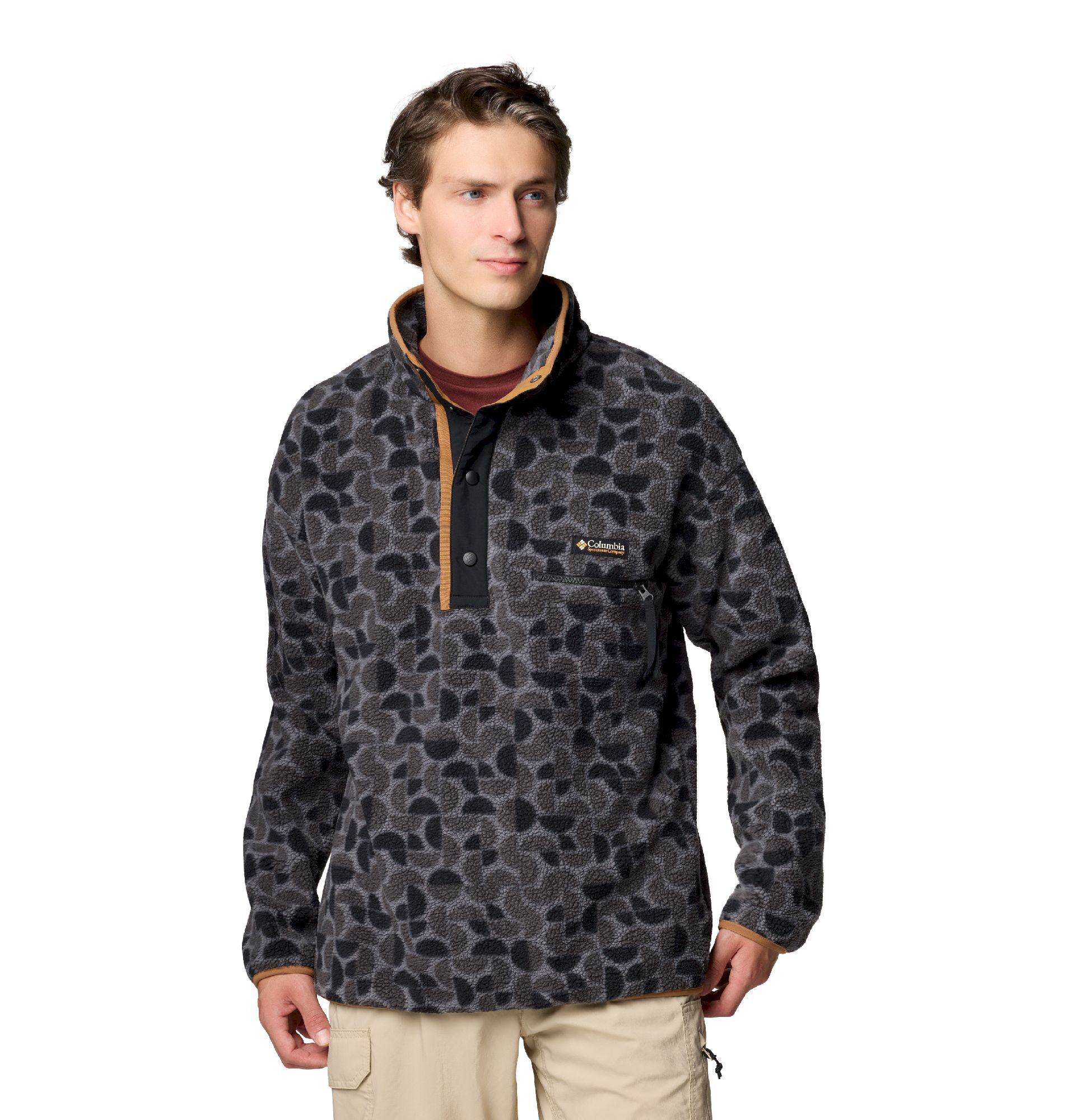 Columbia Helvetia II Printed Half Snap Fleece - Bluza polarowa meska | Hardloop