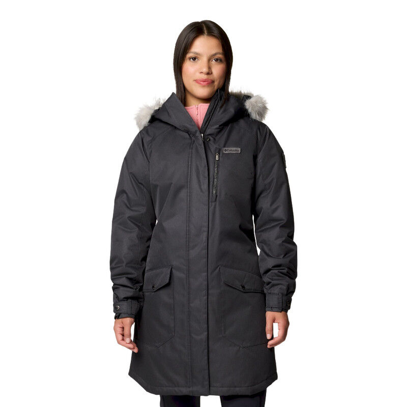 Columbia Suttle Mountain Lang Geïsoleerd Blauw M Vrouw