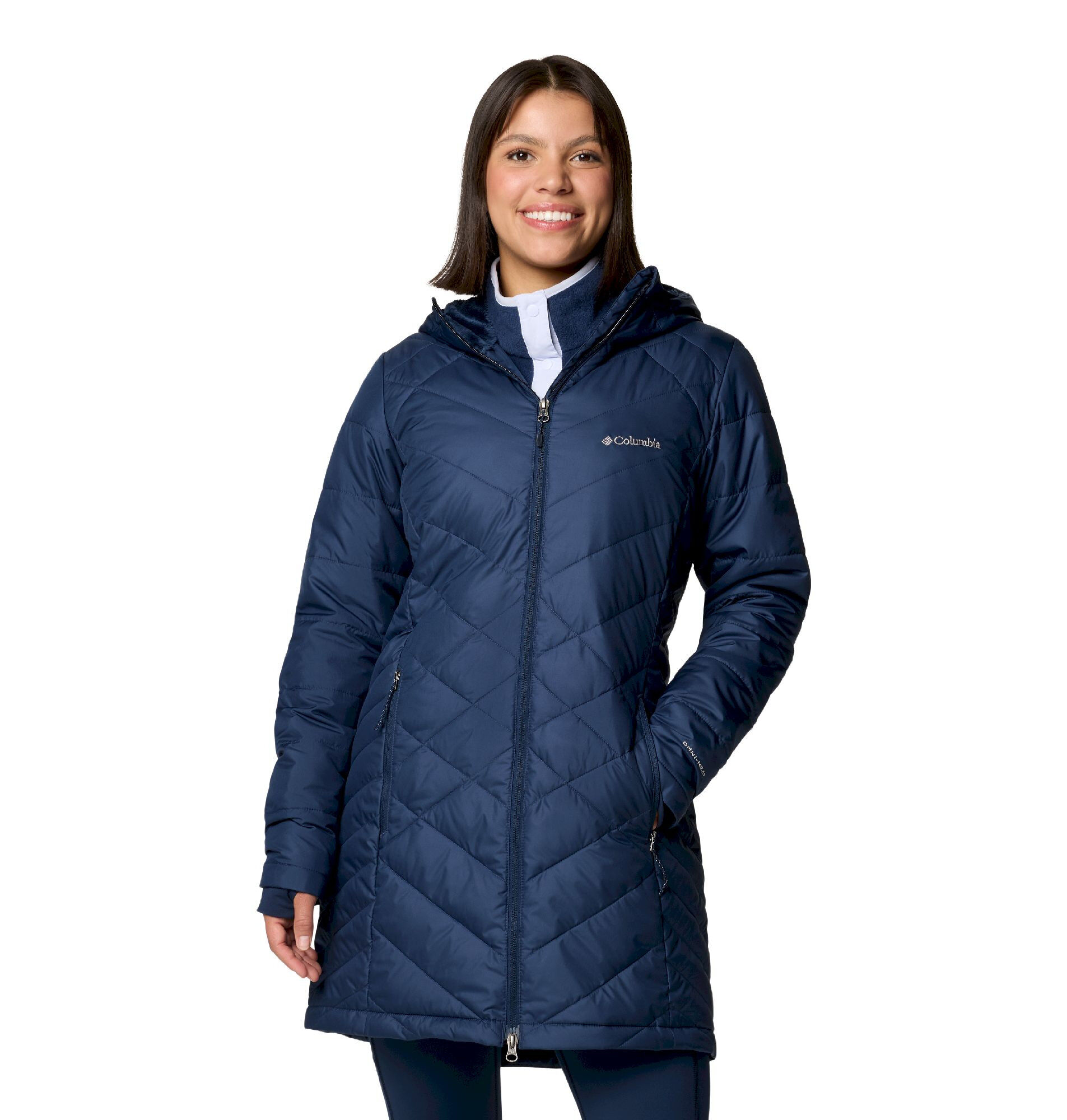 Columbia Heavenly Long Hooded Jacket - Dámská zimní bunda | Hardloop