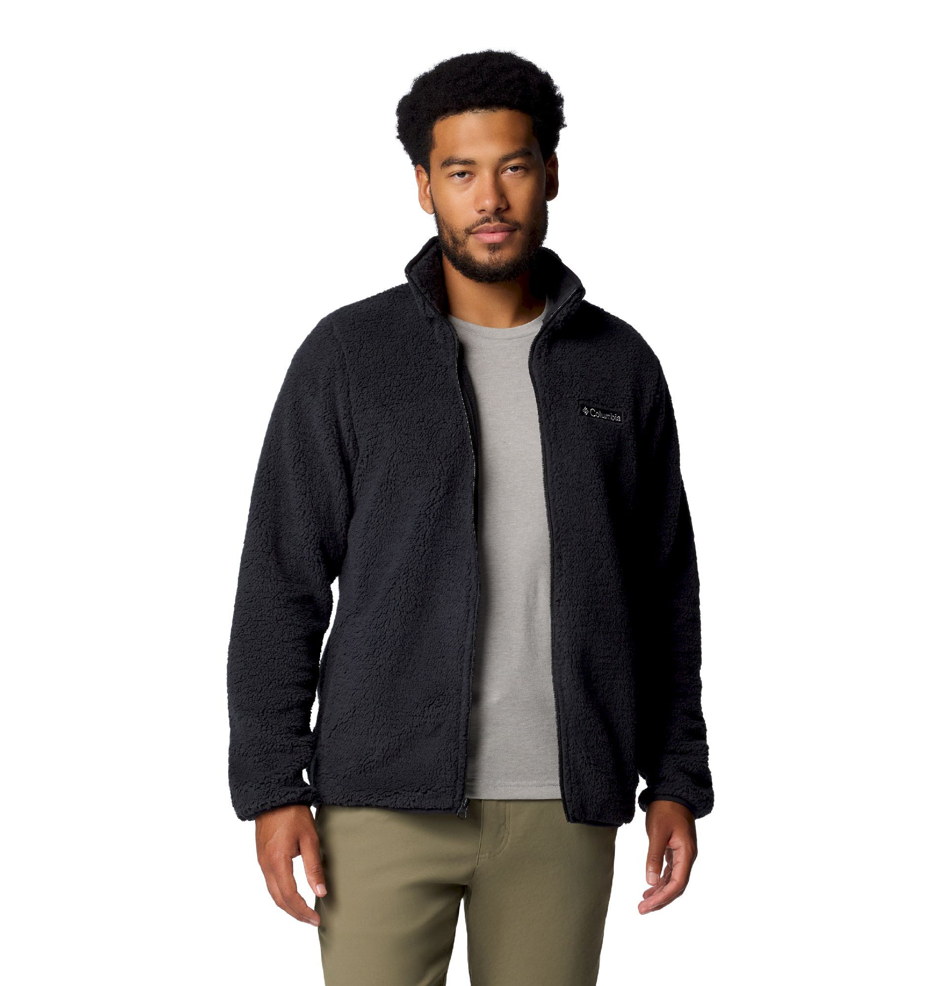 Full Zip Sherpa Wolljacke Herren Columbia Rugged Ridge III Sherpa