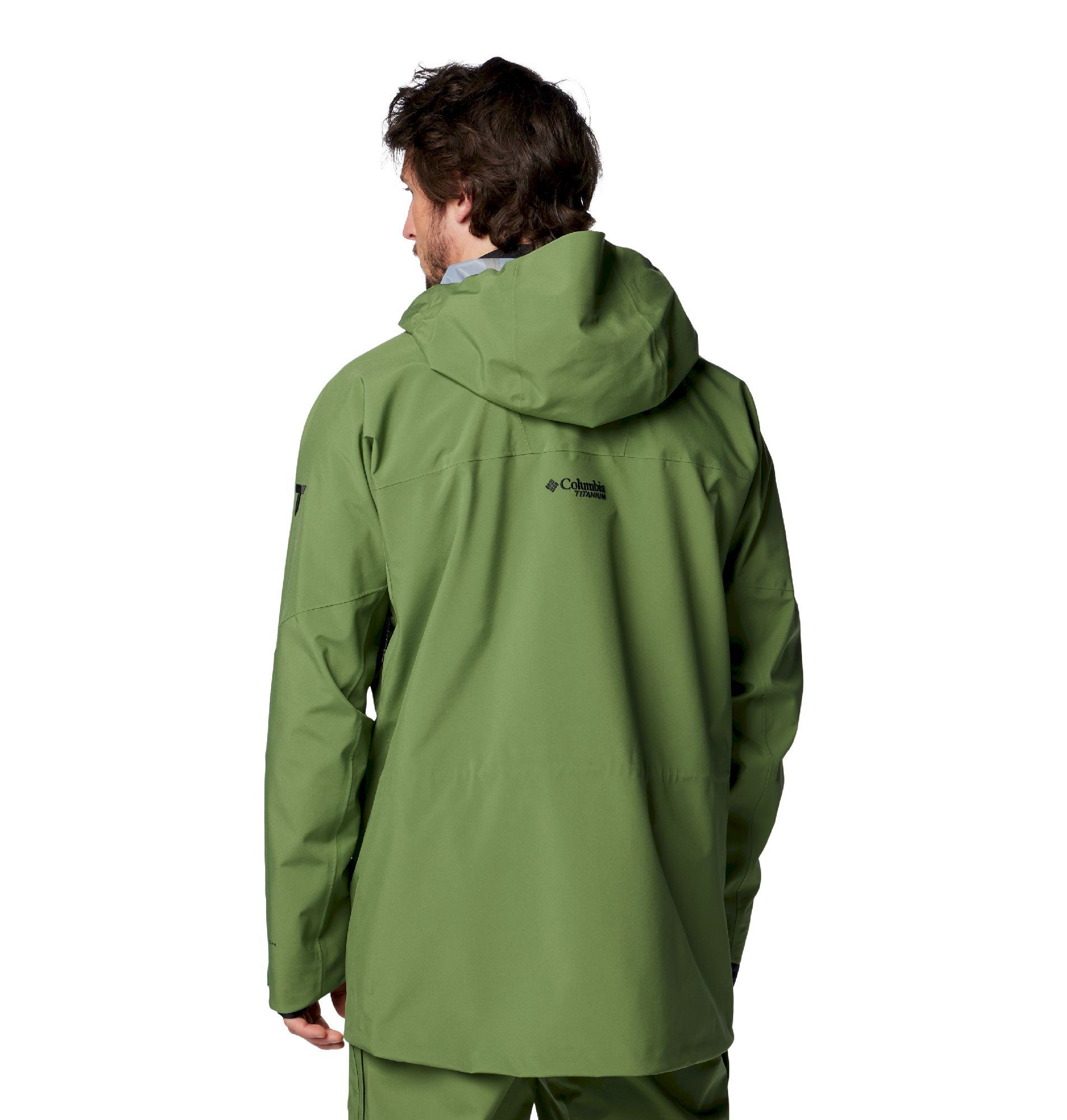 Mens waterproof jacket with concealed hood on sale