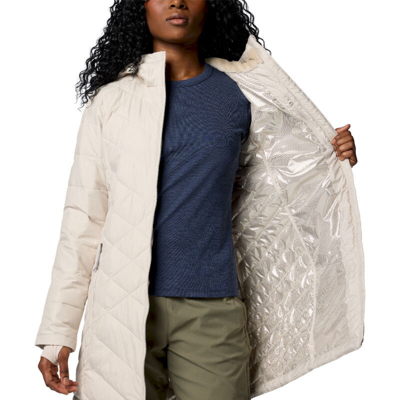 Columbia Heavenly Long Hooded Jacket - Dámská péřova | Hardloop