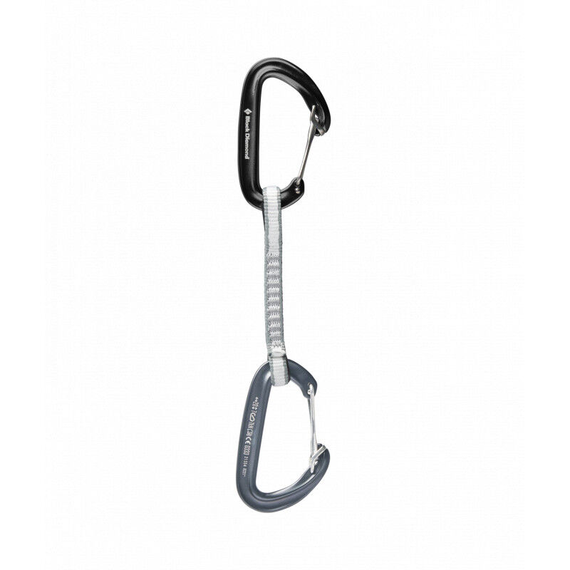 Dégaine Black Diamond Litewire – Pour Escalade, Légère Et Robuste, Couleur Gris Clair, Compatible Tous Terrains