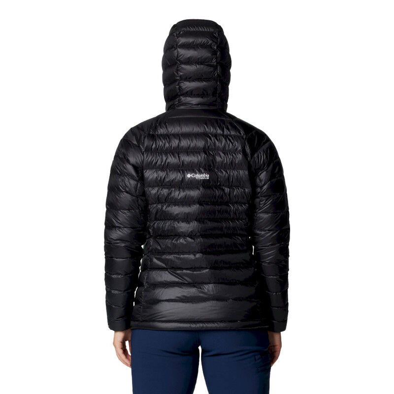 Alpine down hooded jacket deals