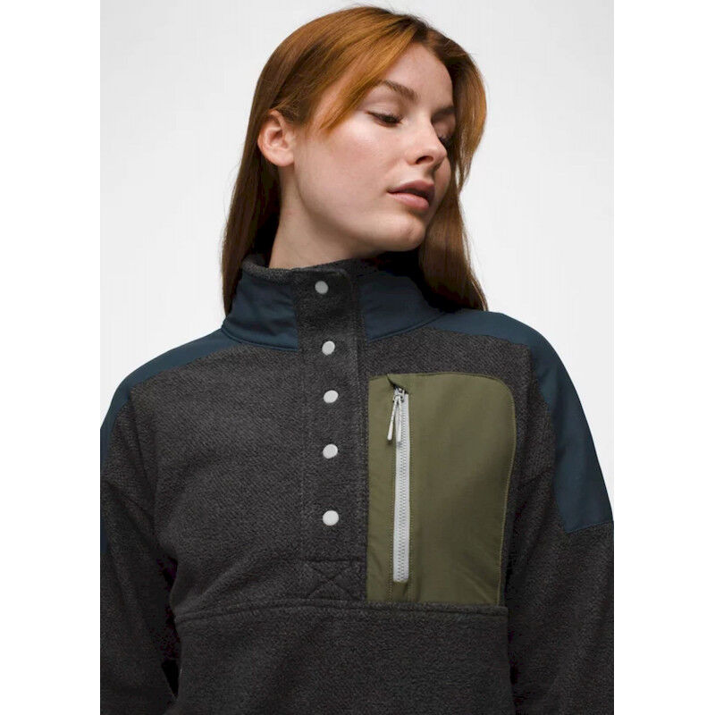 Prana Peak Snap Up Fleece - Giacca in pile - Donna | Hardloop