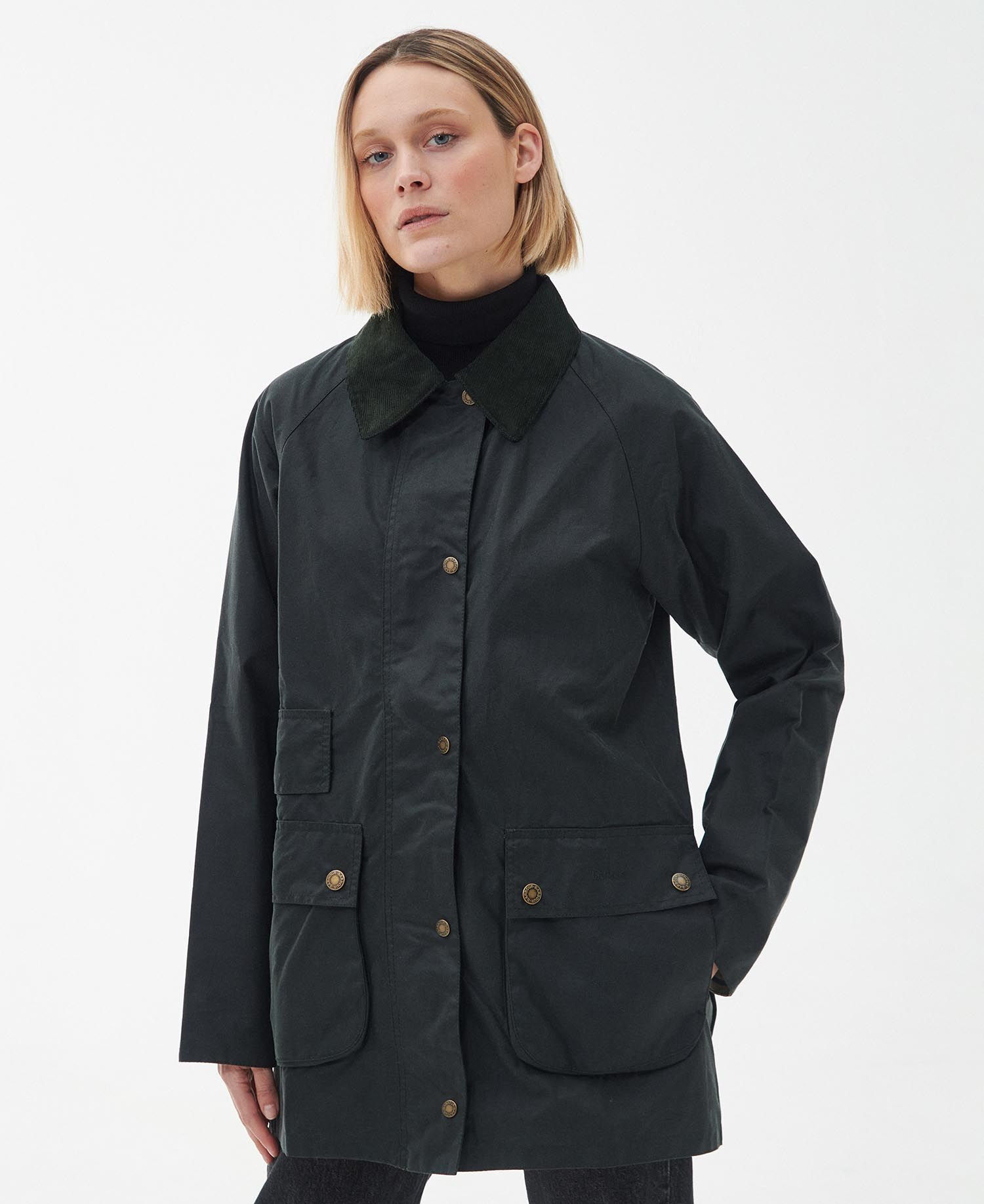 Barbour Tain Wax Jacket - Abrigo - Mujer | Hardloop