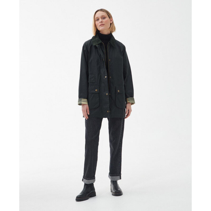Barbour Tain Wax Jacket - Manteau femme | Hardloop