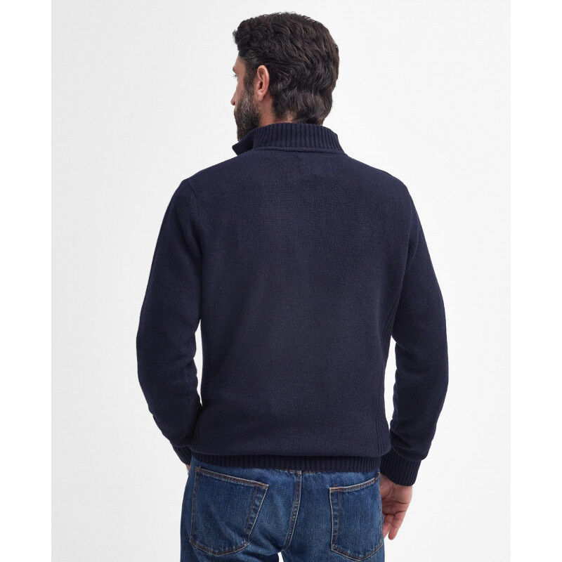 Barbour Nelson Essential Half Zip Knitted Jumper - Sweter męski | Hardloop