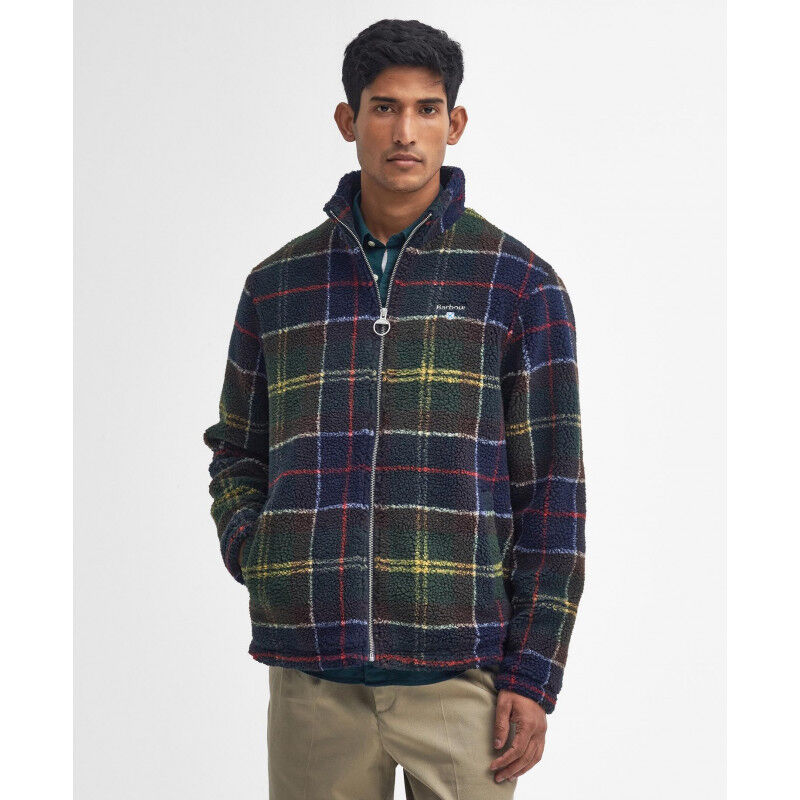 Barbour Tartan Fleece Zip Through - Shirt - Men's | Hardloop