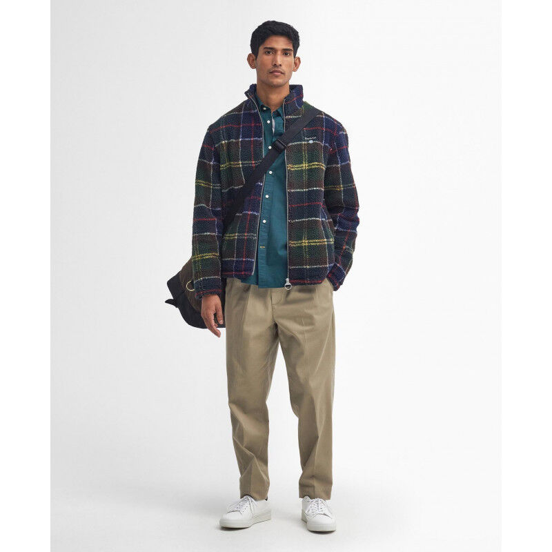 Barbour Tartan Fleece Zip Through - Chemise homme | Hardloop
