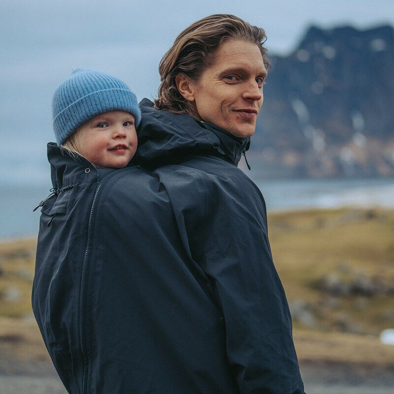 Mamalila Explorer Outdoor Babywearing Jacket - Regnjakke - Herrer | Hardloop