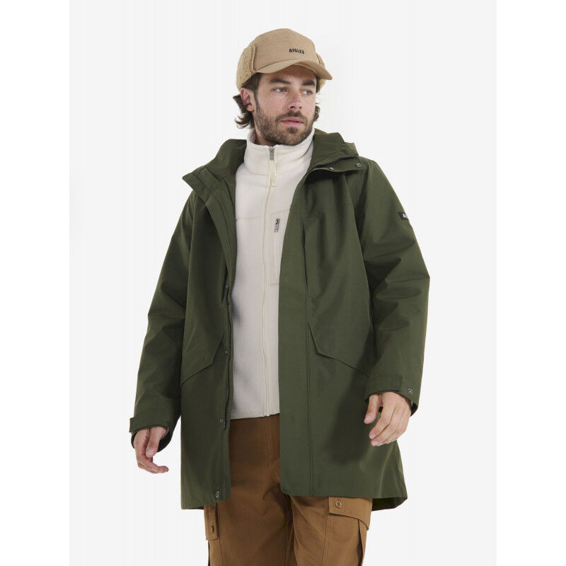 Aigle Parka Longue Gore-Tex 2 Couches Capuche - Kurtka zimowa meska | Hardloop