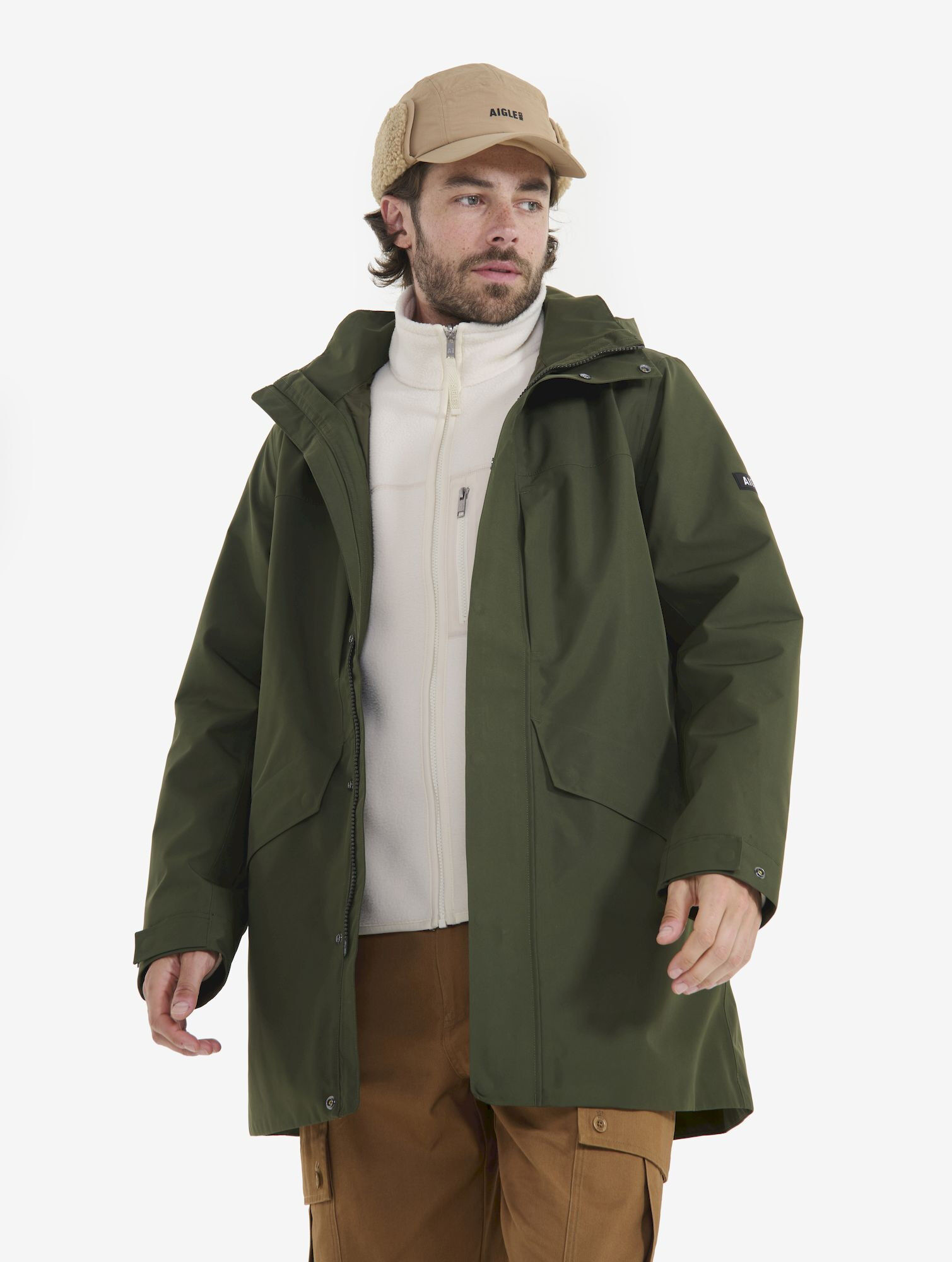 Aigle Parka Longue Gore-Tex 2 Couches Capuche - Pánská zimní bunda | Hardloop