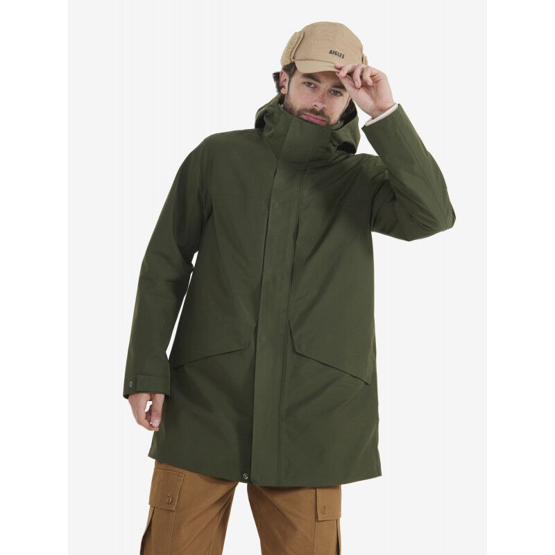 Aigle Parka Longue Gore-Tex 2 Couches Capuche - Parka homme | Hardloop