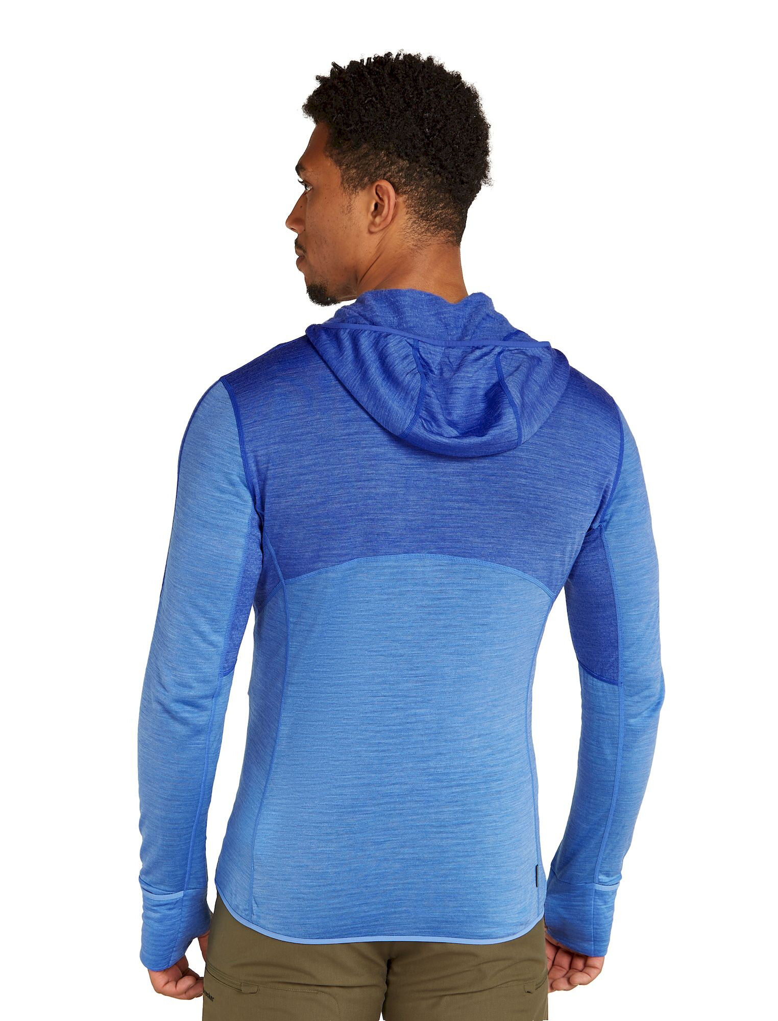 icebreaker 200 RealFleece Descender LS Zip Hoodie - Polar z wełny Merino® męski | Hardloop