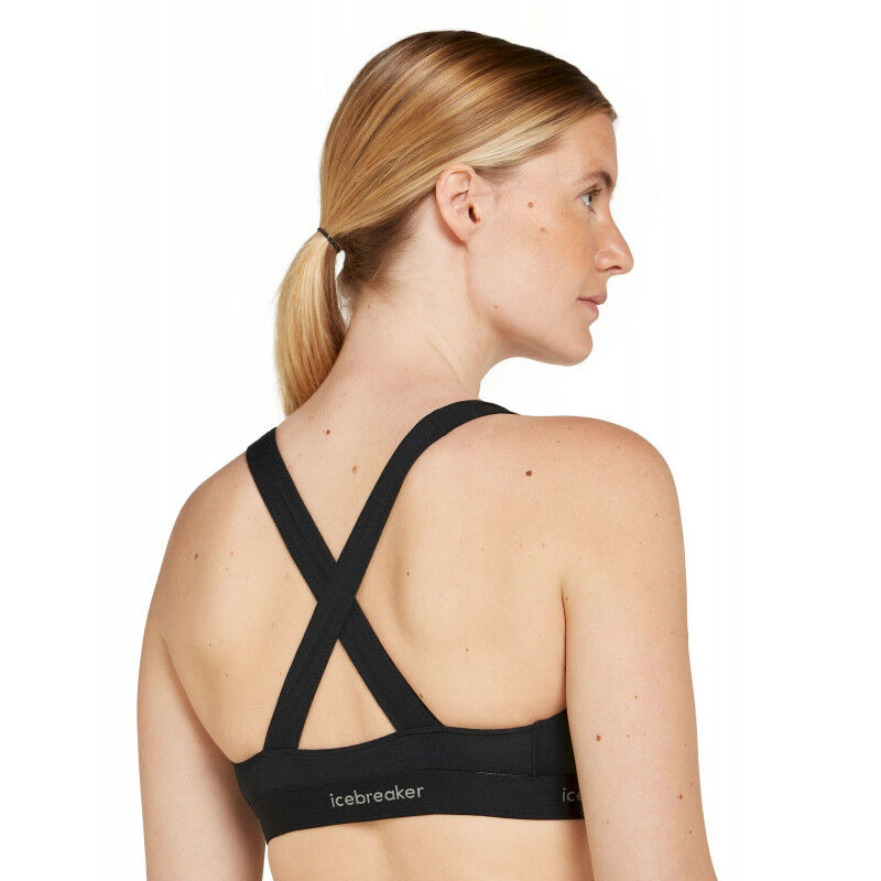 icebreaker 125 Cool-Lite Sprite Racerback Bra - Merinowol Sport Bh | Hardloop