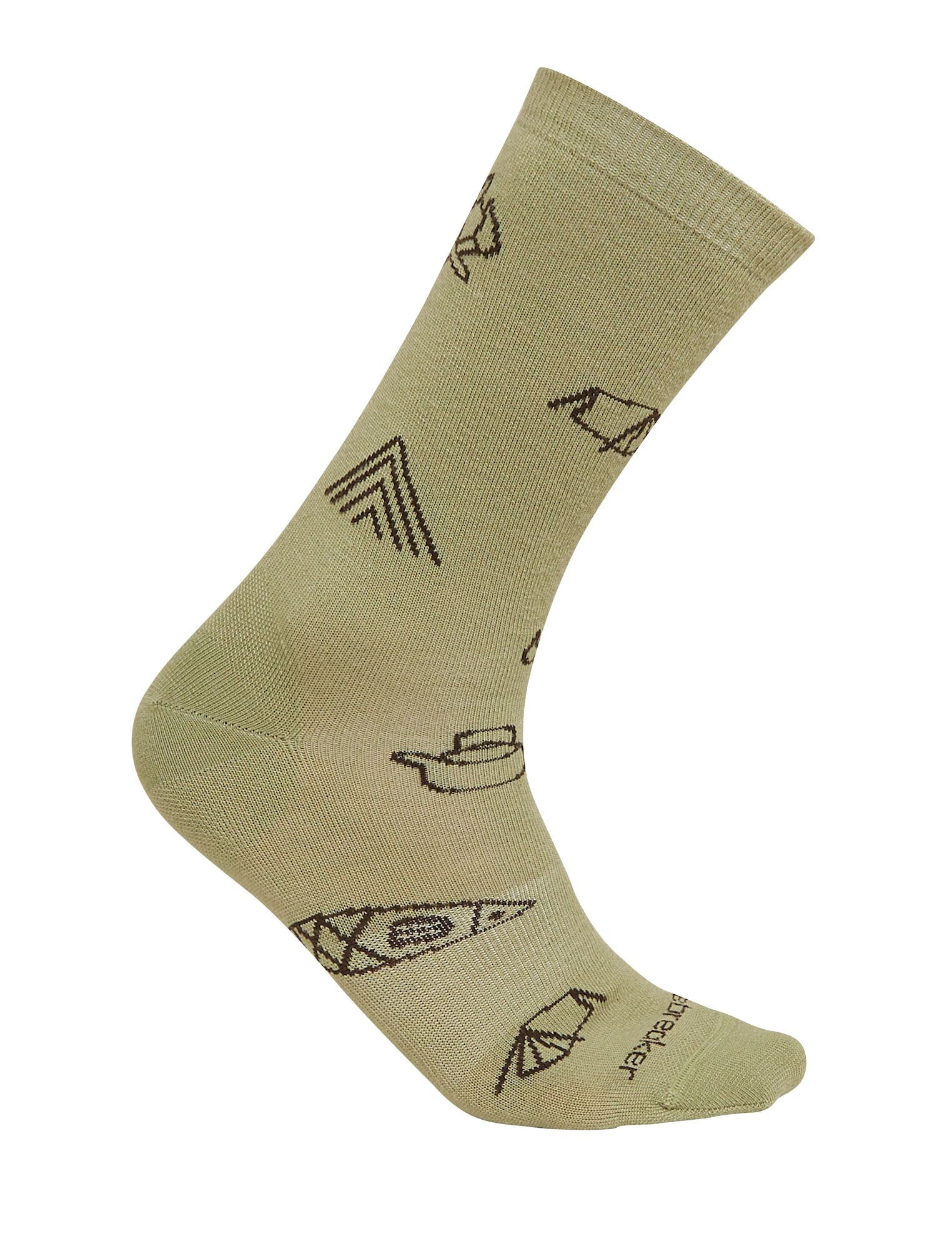 icebreaker Lifestyle Ultralight Crew Camp Essentials - Merinosocken - Herren | Hardloop