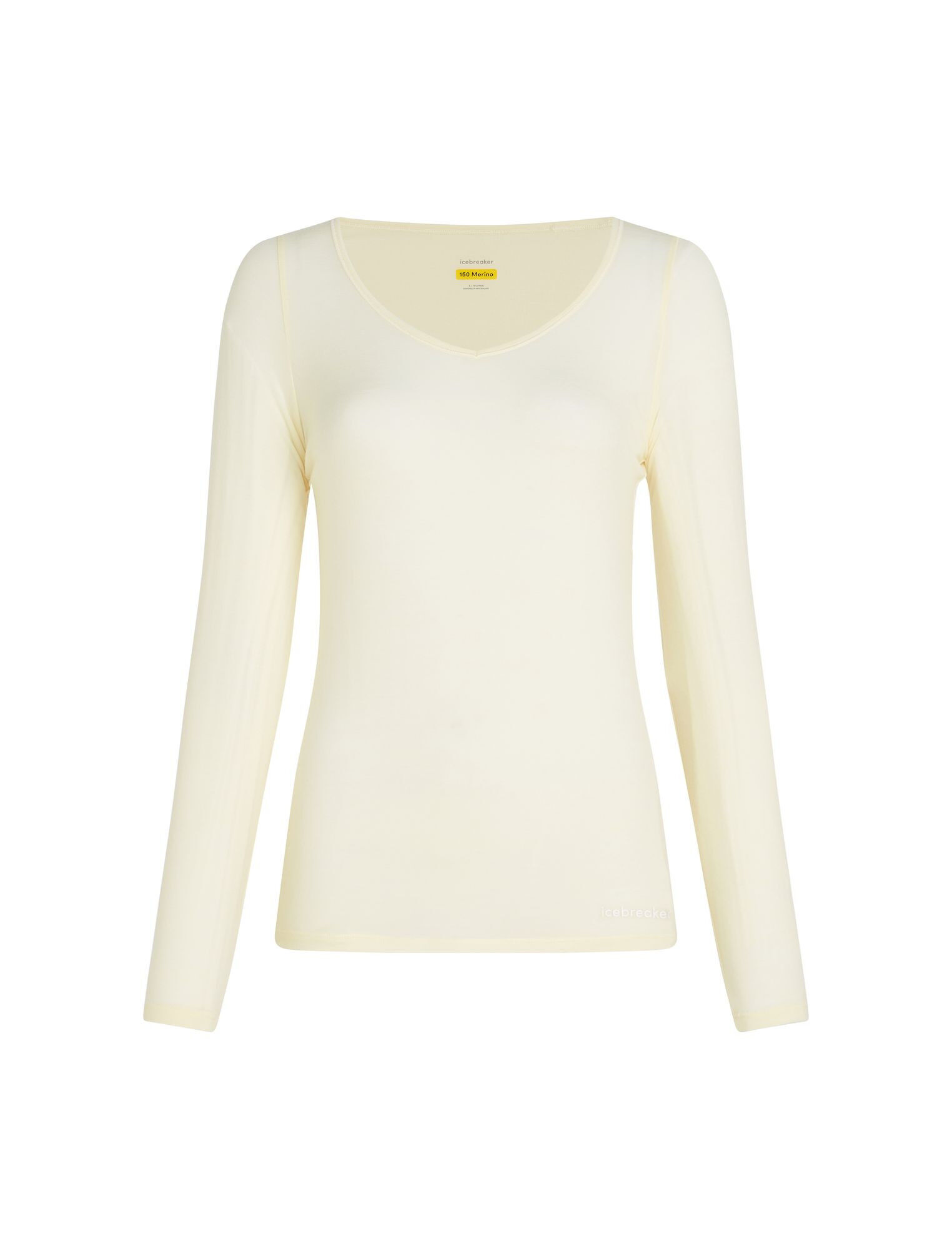 T-shirt Femme Icebreaker En Laine Mérinos - Jaune - Taille XS - Très Bon état