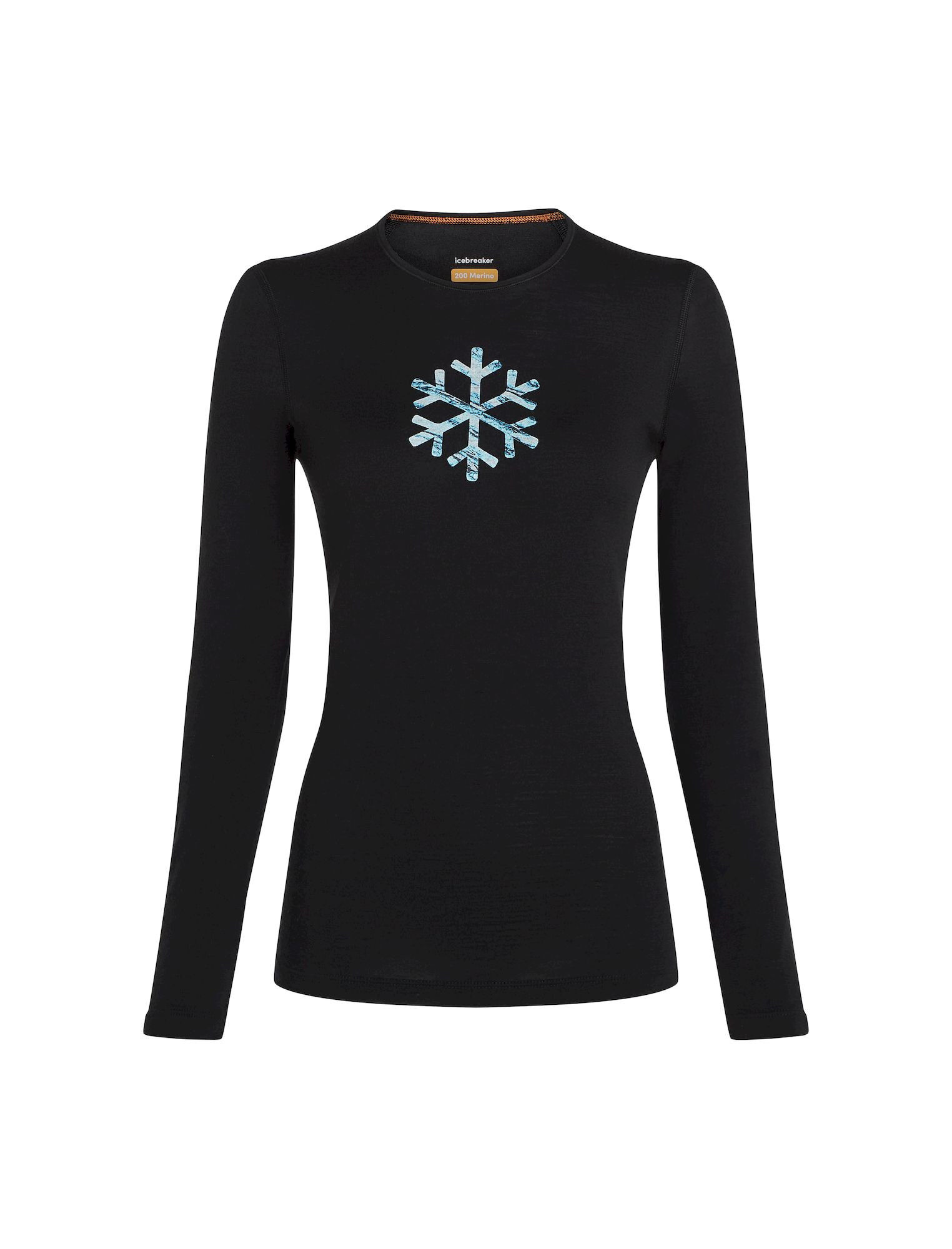 icebreaker 200 Oasis LS Crewe POW - Maillot thermique laine mérinos femme | Hardloop