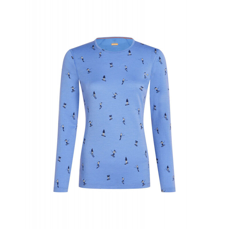 icebreaker 200 Oasis LS Crewe Ski Day - Maglia in lana merino - Donna | Hardloop