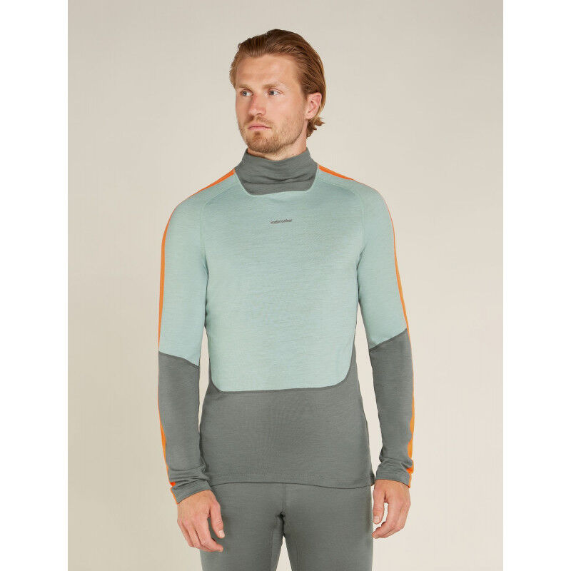 Icebreaker 200 Sonebula LS High Neck - Merino undertøj Herrer I Hardloop